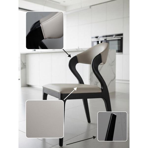 Стул обеденный AzureHome Силуэт Люкс светло-бежевый