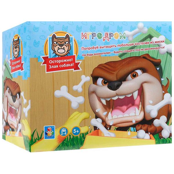 Игра настольная 1TOY Т13557 Игродром: Злая собака мини