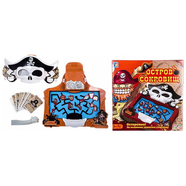 Игра настольная 1TOY Т13565 Игродром: Остров сокровищ