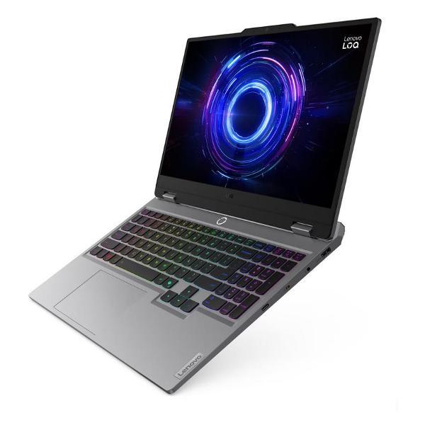 Ноутбук игровой Lenovo LOQ 15IRX10/15.6" FHD (1920x1080) IPS 300nits/Intel® Core i7-13700HX/24Gb/512GB SSD/RTX™ 5050 8GB GDDR7/No OS/Luna Grey