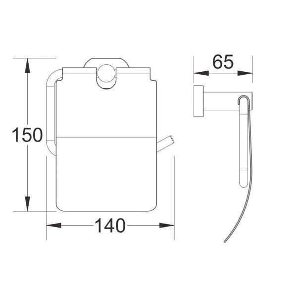 Держатель для туалетной бумаги BELZ B90503