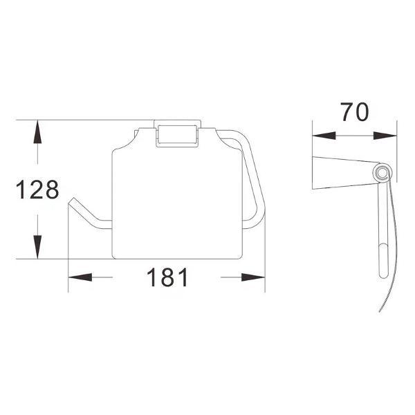 Держатель для туалетной бумаги Shevanik SG5705C