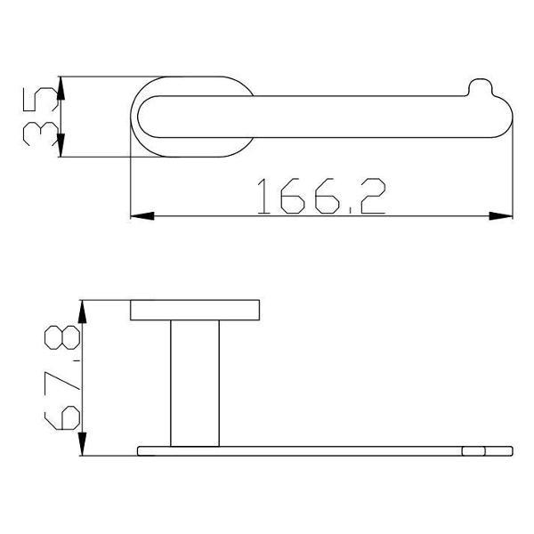 Держатель для туалетной бумаги Rav Slezak YUA0402CMAT