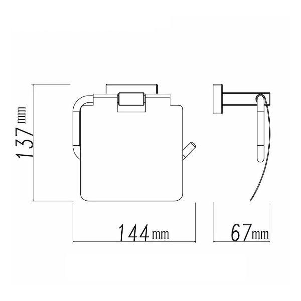 Держатель для туалетной бумаги Shevanik SG5605