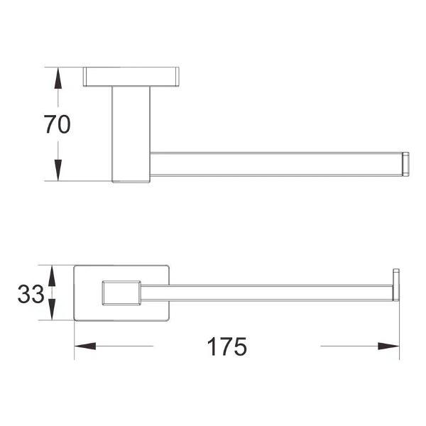 Держатель для туалетной бумаги Shevanik SG5615T