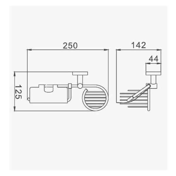 Держатель для туалетной бумаги D-Lin D242222