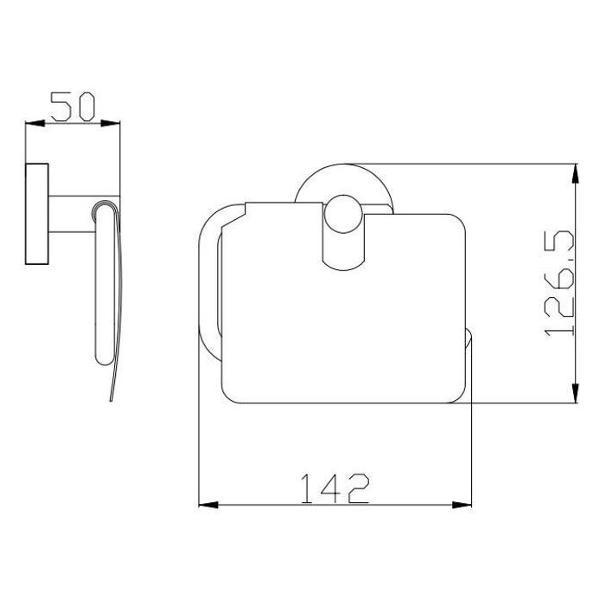 Держатель для туалетной бумаги Rav Slezak COA0400Z
