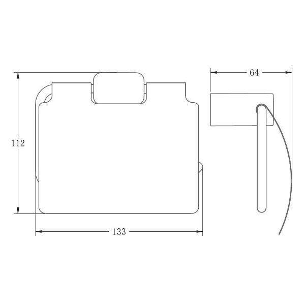 Держатель для туалетной бумаги BELZ B90703