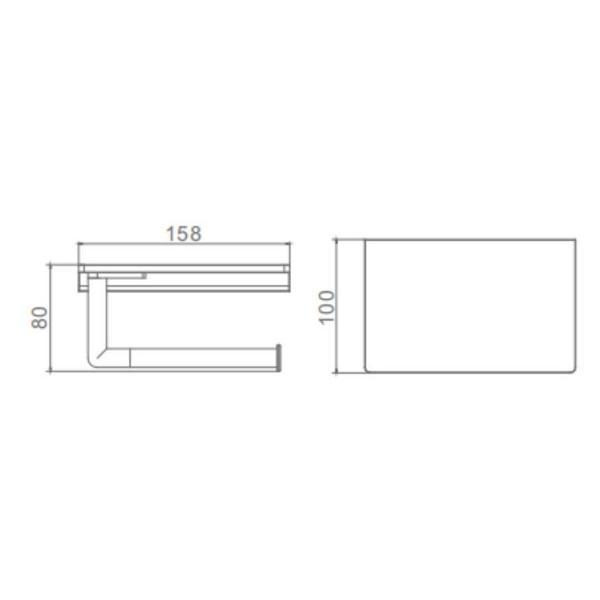 Держатель для туалетной бумаги Raglo R320.03.09