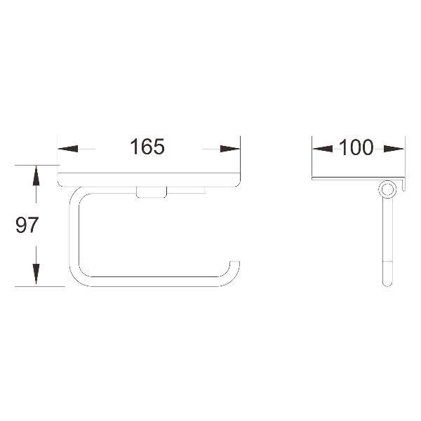 Держатель для туалетной бумаги Shevanik SZ15