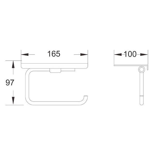 Держатель для туалетной бумаги Shevanik SZ15G