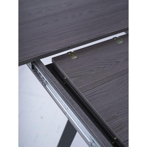 Стол обеденный Frenesie Элип профиль кухонный круглый раздвижной, ясень анкор тёмный, 85х85/120х75 см.