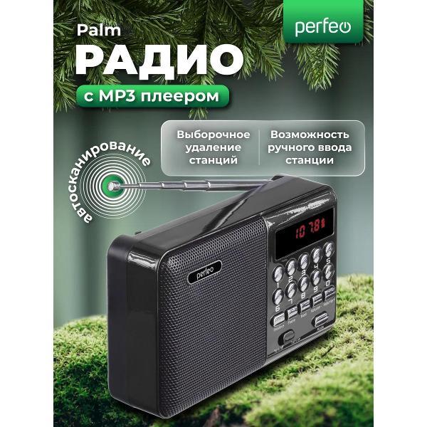 Радиоприемник Perfeo PALM Black