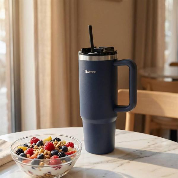 Термокружка FISSMAN 900 мл синяя