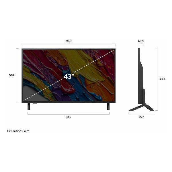 Телевизор LG 43QNED82A6B.ARUG