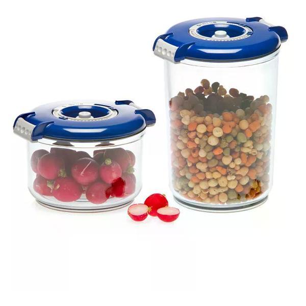 Вакуумный контейнер Status VAC-RD-Round синий фото