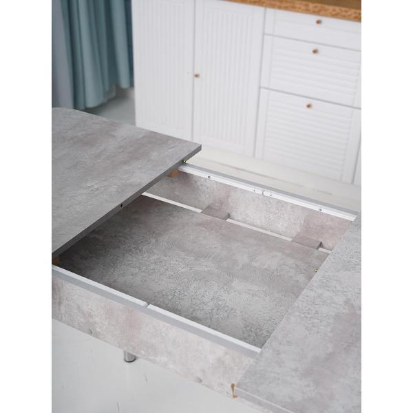 Стол обеденный Frenesie раздвижной Джаз, камень светлый, 110/150х70х77 см.