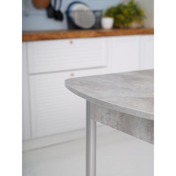 Стол обеденный Frenesie раздвижной Джаз, камень светлый, 110/150х70х77 см.