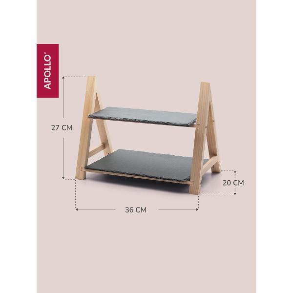 Блюдо-этажерка Apollo двухъярусная