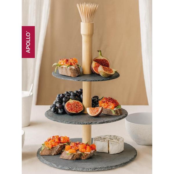 Блюдо-этажерка Apollo трехъярусная