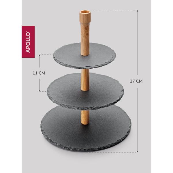 Блюдо-этажерка Apollo трехъярусная