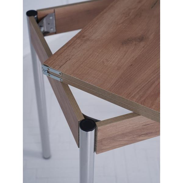 Стол обеденный Frenesie раскладной Виста, дуб крафт золотой, 120/60х78х75 см.