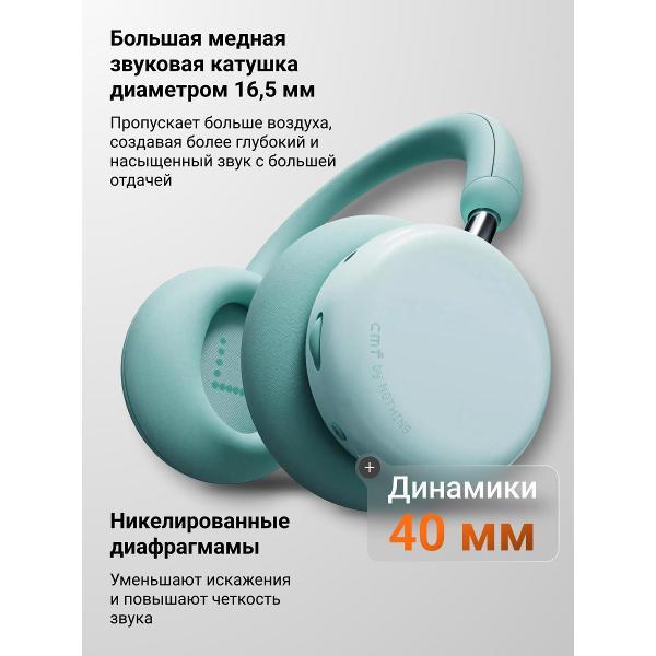 Наушники беспроводные Nothing Headphone Pro - Светло-зеленые