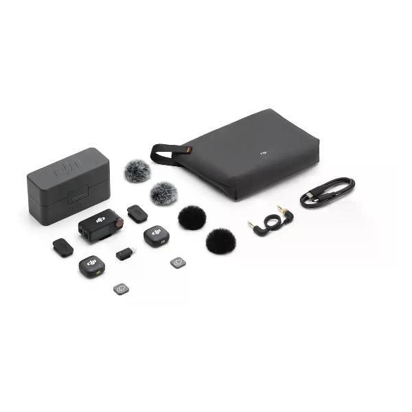 Микрофон беспроводной DJI Mic3 (2 TX + 1 RX) Black