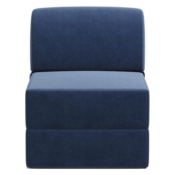 Кресло-кровать Шарм-Дизайн Рио раскладной велюр Ультра миднайт