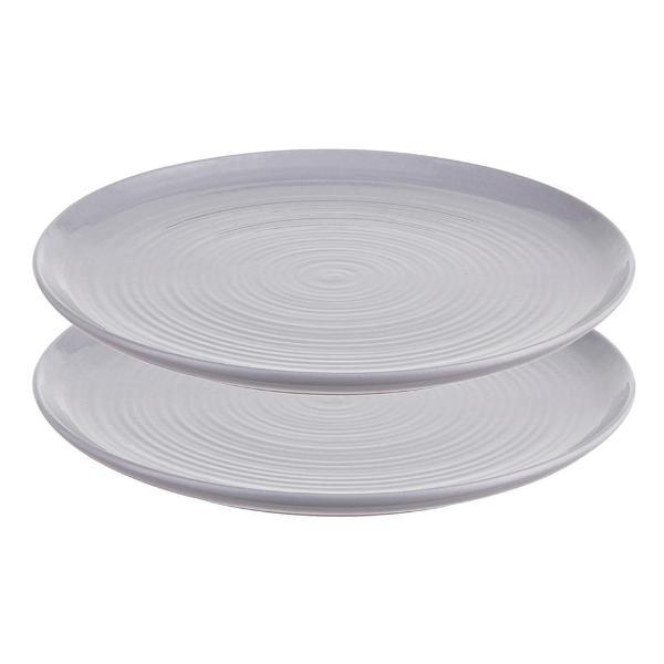 Набор тарелок Liberty Jones обеденных In The Village, 28 см, серые, 2 шт.