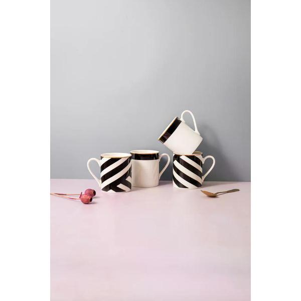 Чайный сервиз Kitchen Craft Mikasa Luxe Deco 380 мл, 4 шт.