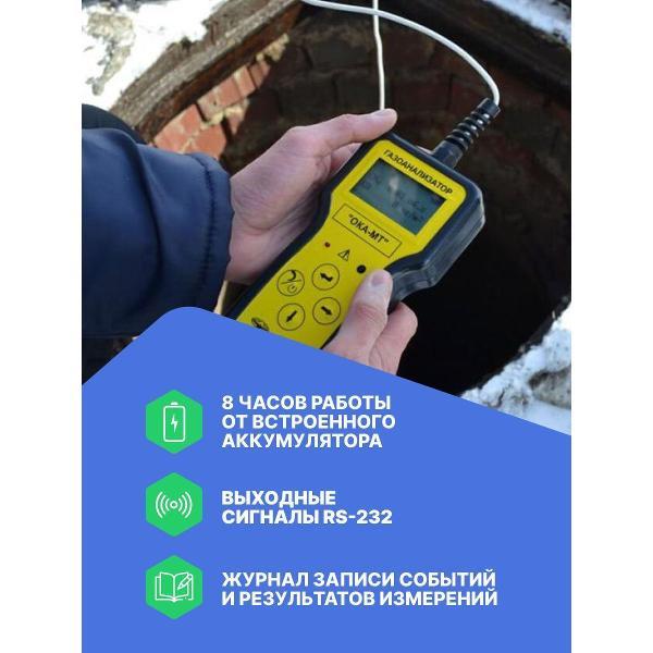 Газоанализатор Информаналитика ОКА-92М-O2-CH4 с поверкой