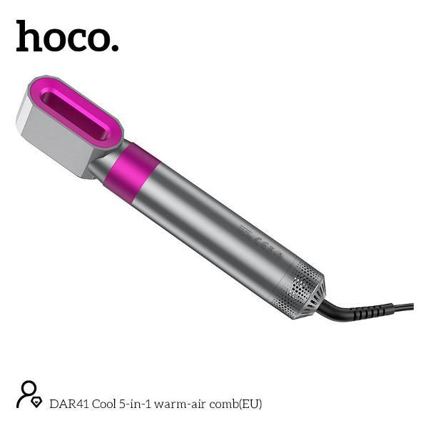 Мультистайлер Hoco Dar41 Silver розовый