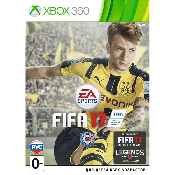 Видеоигра для Xbox 360 EA FIFA 17