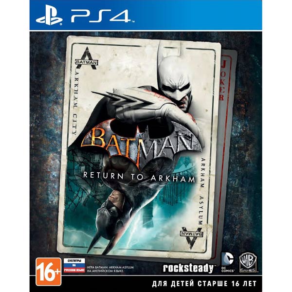 PS4 игра WB Games Batman:Return To Arkham фото