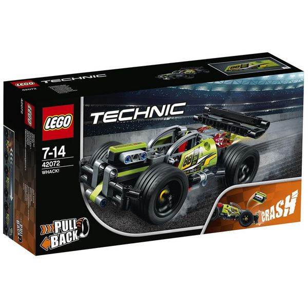 Конструктор Lego 42072 Technic: Зеленый гоночный автомобиль