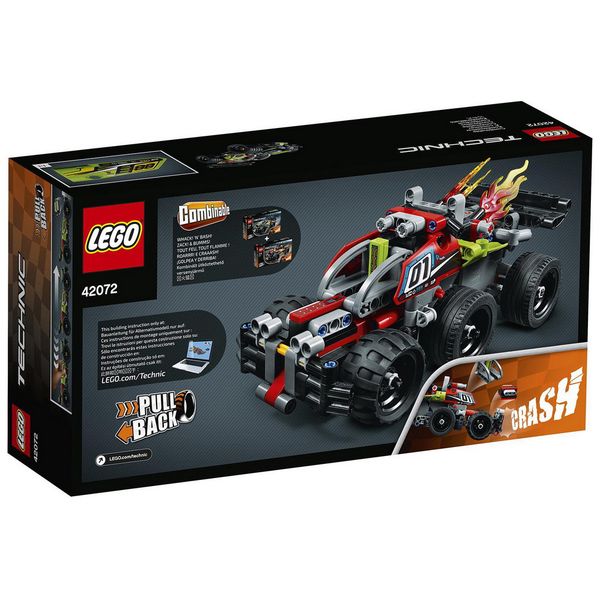 Конструктор Lego 42072 Technic: Зеленый гоночный автомобиль