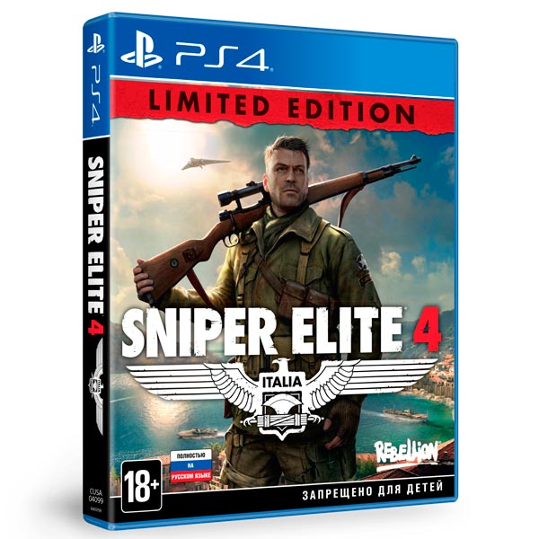 PS4 игра Sold Out Sniper Elite 4 Limited Edition фото