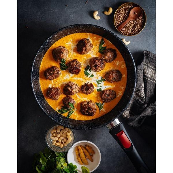 Сковорода Нева Металл Посуда 26 см со съемной ручкой Индукция Гранит