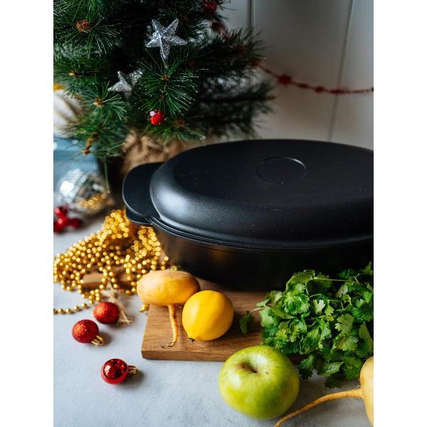 Гусятница, утятница Нева Металл Посуда 4 л литая с толстым дном