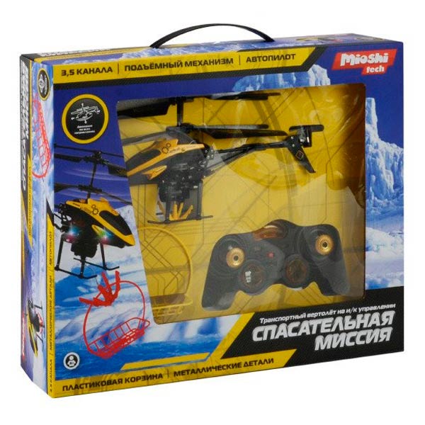 Радиоуправляемый вертолет Mioshi Спасательная миссия, 24 см (MTE1202-128)