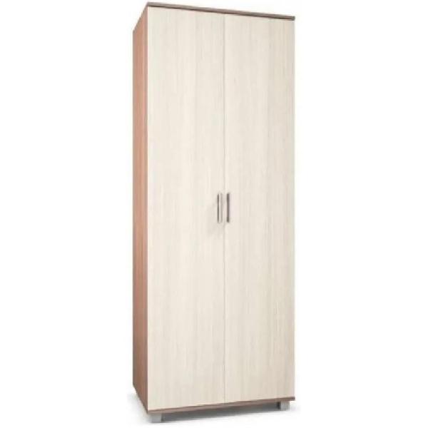 Шкаф распашной МИФ Мебель 2-х створчатый, Ясень шимо темный/светлый