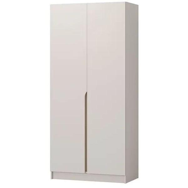 Шкаф распашной Регион 58 1000, со штангой для вешалок и полками, современный, Кашемир