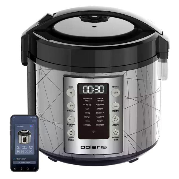 Мультиварка Polaris PMC 5020 Wi Fi IQ Home серебристый