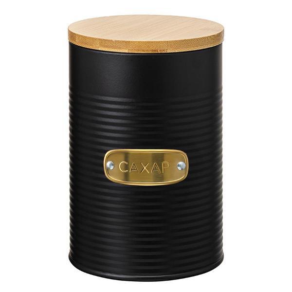 Емкость для хранения Smart Solutions сахара Irmel, 1,3 л, графит фото