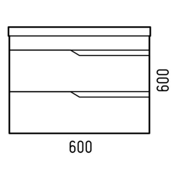 Тумба для ванной Corozo Теона 60