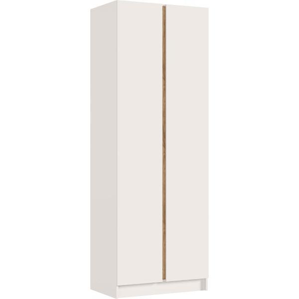 Шкаф распашной МИФ Мебель 2-х створчатый 800, в современном стиле, кашемир/кашемир