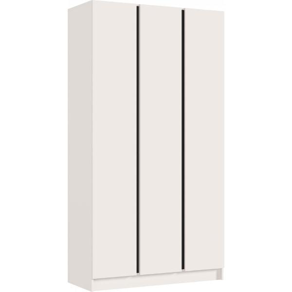 Шкаф распашной МИФ Мебель 3-х створчатый 1200, в современном стиле, кашемир/кашемир