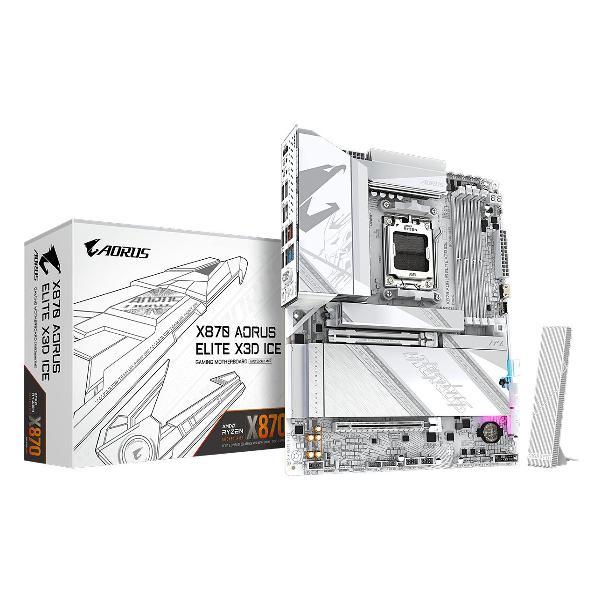 Материнская плата GIGABYTE X870 AORUS ELITE X3D ICE фото