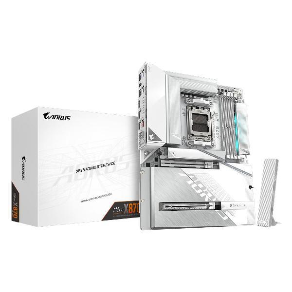Материнская плата GIGABYTE X870 AORUS STEALTH ICE фото